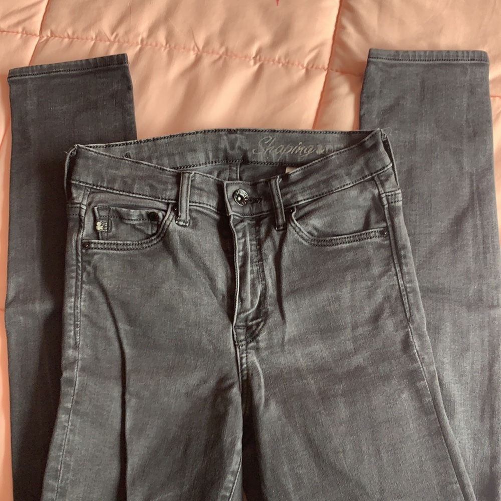 Shaping & denim skinny black jeans - Picture 2 of 7